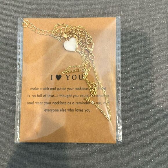 I Love You Heart Necklace - Picture 1 of 2